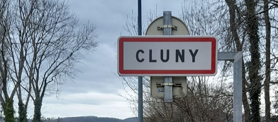 Panneaux ville Cluny
