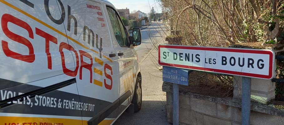 Panneau ville Saint-Denis-les-Bourg