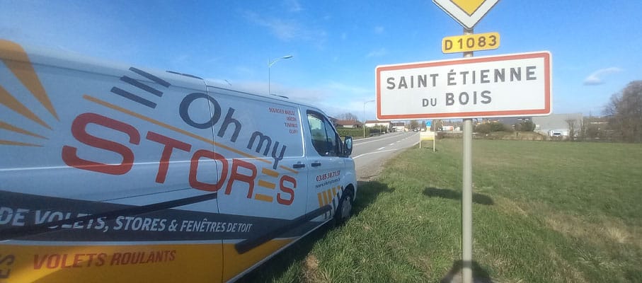 Panneau ville Saint-Etienne-du-Bois