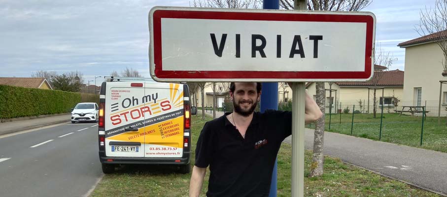 Panneau ville Viriat